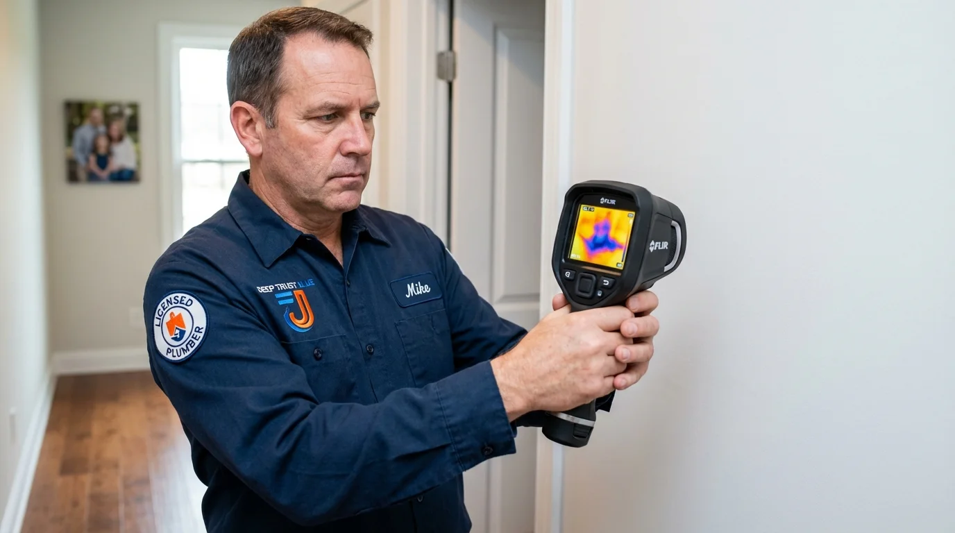 Thermal imaging leak detection by Johns Plumbing LLC in Lamar